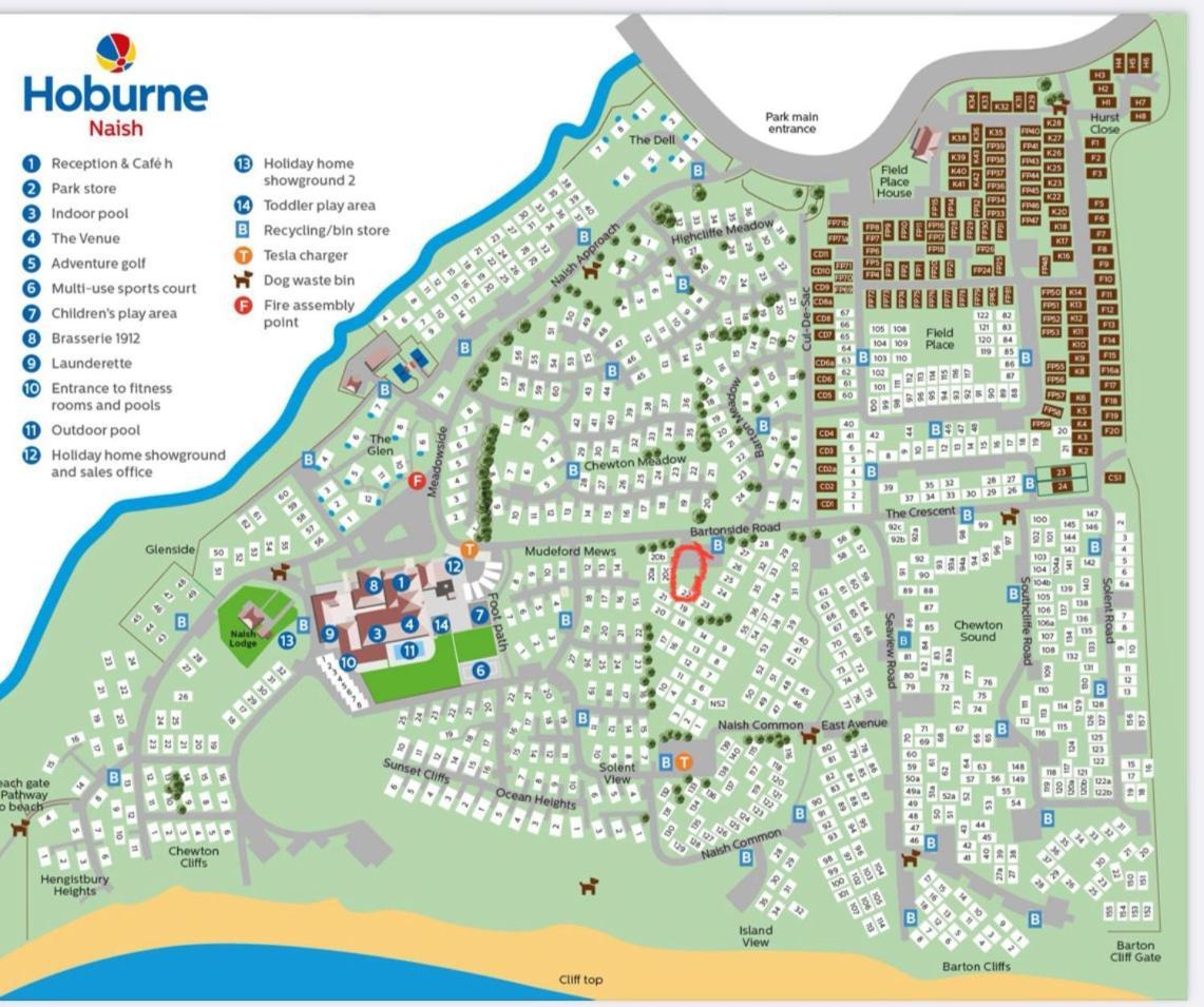 Bertie-By-The-Sea At Hoburne Naish Hotel Highcliffe Eksteriør billede